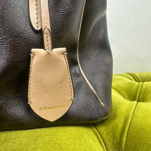 Coach Peyton Signature Double Zip Carryall Tote - Picture 3 of 6